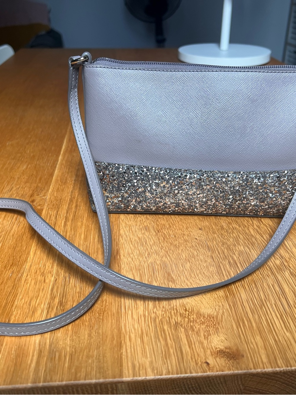 kate spade Greta Court Ramey Glitter Saffiano Crossbody - Picture 6 of 12